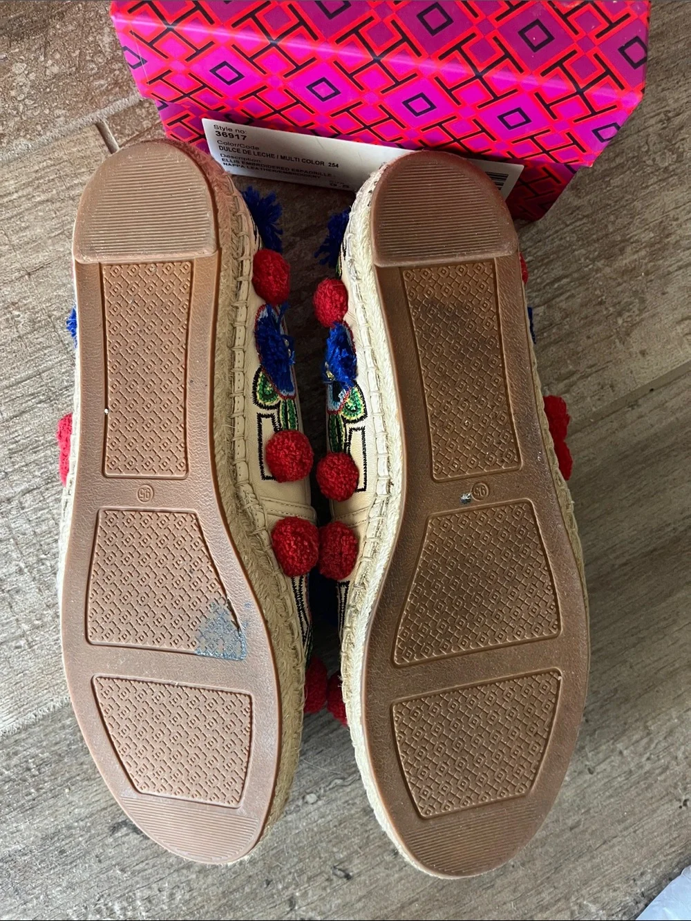 Tory Burch Dulce Ce Leche Espadrille size 9.5